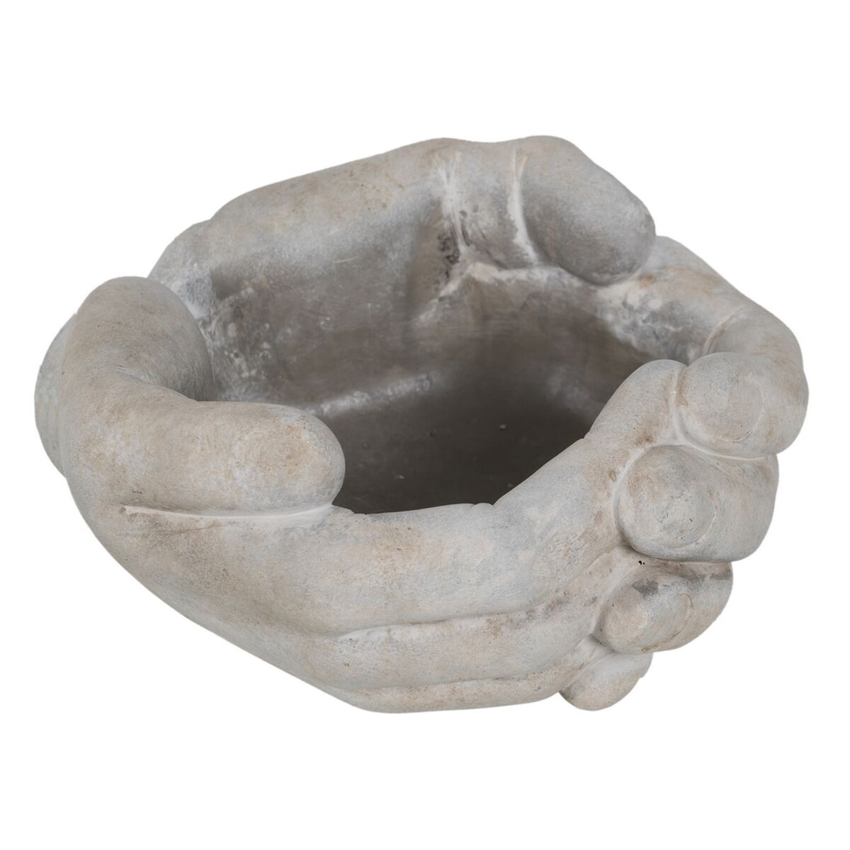 Planter Grå Sement Hånd 24 x 22 x 12 cm